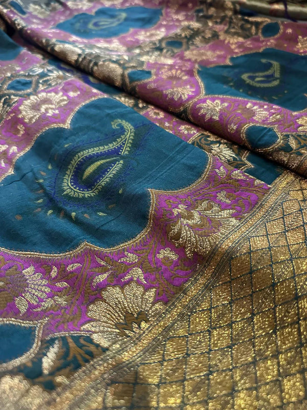 Handloom Pure Banarsi katan Silk